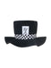 5PCS Completo Costume Nero Anni '40 Festa Horror a Righe Svasato per Travestimento 7
