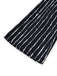5PCS Completo Costume Nero Anni '40 Festa Horror a Righe Svasato per Travestimento 9