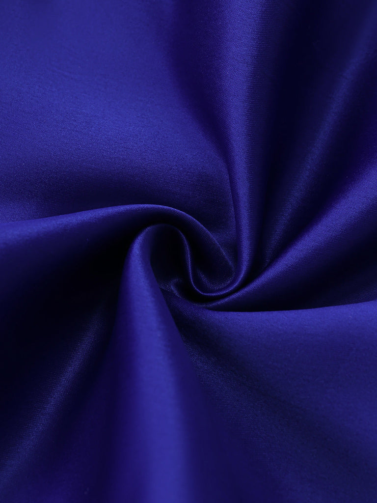 Abito Blu Anni '40 Principessa di Halloween Cosplay con Cape 6