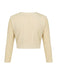 [Prevendita] 2PCS Abito Colore Crema Anni '40 Bolero Cardigan e Floreale 8