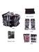 Abito Rosso e Nero Anni '60 di Halloween Sangue a Balze con Volant Clown Set Costume 5
