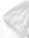 Top Corto Bianco in Pizzo Floreale Trasparente con Keyhole Anni '50 4