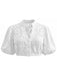3PCS Abito Blu Scuro Anni '50 Scollo Quadrato e Floreale Grembiule e Top in Pizzo 11