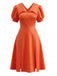 Abito Satin Anni '50 Sangue Splatter di Halloween Vintage 3