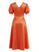 Abito Satin Anni '50 Sangue Splatter di Halloween Vintage 4