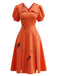 Abito Satin Anni '50 Sangue Splatter di Halloween Vintage 2
