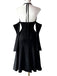 Abito Lungo Bordeaux Anni '60 Gotico con Scollo all'Americana Draped Sleeves High con Spacco 5