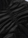 Abito Bordeaux Anni '50 di Halloween Gotico in Pizzo Drawstring Arricciato in Tulle 9