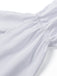 2PCS Gonna Bordeaux Anni '50 Off‑spalle Top e a Balze con Volant 6