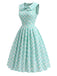 [Prevendita] Abito Ice Green Anni '50 Colletto Peter Pan con Tasca 3