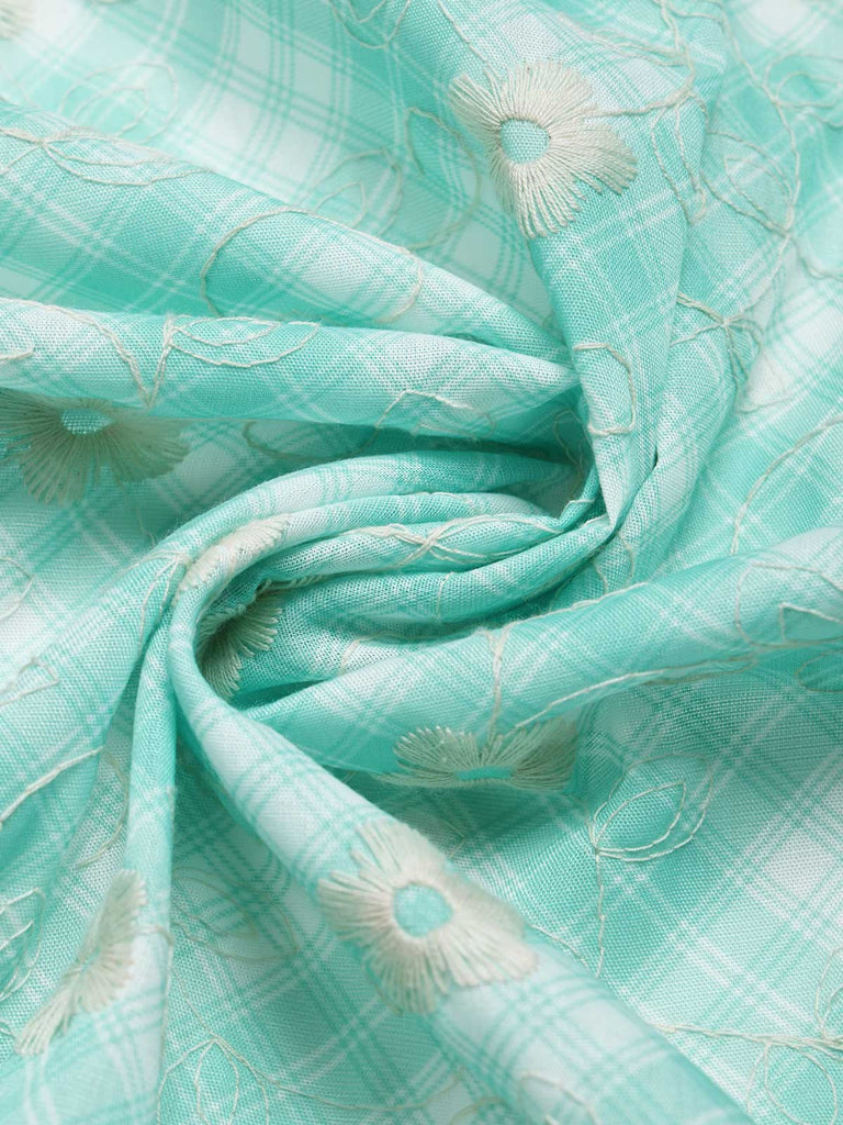 [Prevendita] Abito Ice Green Anni '50 Colletto Peter Pan con Tasca 7