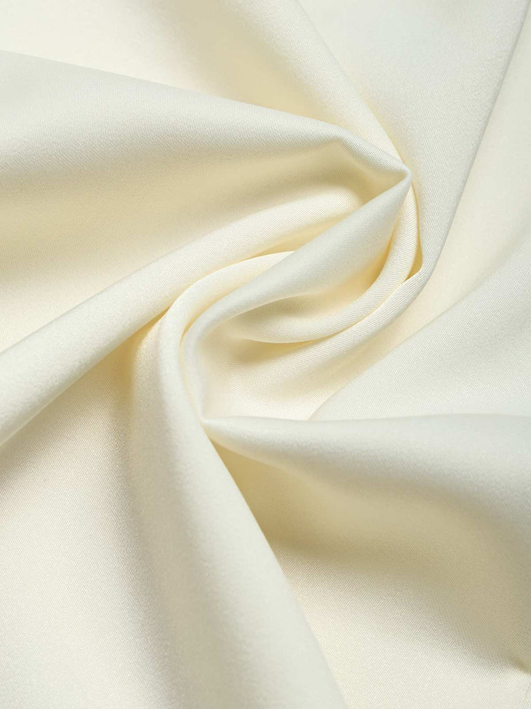 [Prevendita] Camicetta Crema Anni '40 con Fiocco al Collo e Maniche Lunghe 5