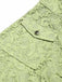 [Prevendita] Abito Giallo Verde Anni '40 in Pizzo con Cintura Colletto con Revers con Tasche Camicia 5