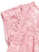 [Prevendita] Abito Rosa Anni '50 Scollo a Cuore in Pizzo con Perle Cintura Umbrella 7
