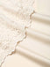 [Prevendita] Gonna Beige Anni '70 in Pizzo Asimmetrico a Vita Alta a Balze con Volant 5