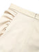 [Prevendita] Gonna Beige Anni '70 in Pizzo Asimmetrico a Vita Alta a Balze con Volant 6