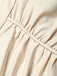 [Prevendita] Gonna Beige Anni '70 in Pizzo Asimmetrico a Vita Alta a Balze con Volant 7