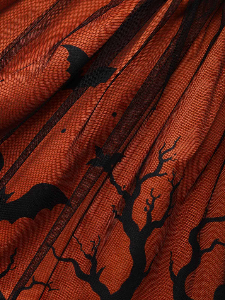 [Prevendita] Abito Nero Anni '50 Scollo all'Americana a Cuore in Tulle di Halloween 6
