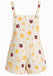 [Prevendita] Tuta Corta Giallo Anni '70 Coccinella Star con Tasca Tie‑spalle Overall 3