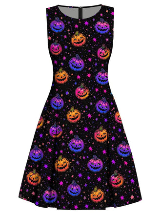 [Prevendita] Abito Nero Anni '60 di Halloween Dark Zucca Linea A 2