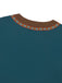 Abito Verde Anni '70 Teal Medieval Renaissance Patterned con Bordo con Cintura 7