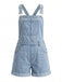 Pagliaccetto in Denim Azzurro con Risvolto e Tasca Anni '50