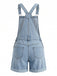 Pagliaccetto in Denim Azzurro con Risvolto e Tasca Anni '50 2