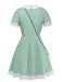 Abito Verde Anni '50 Star Butterfly Cosplay Costume Set 3