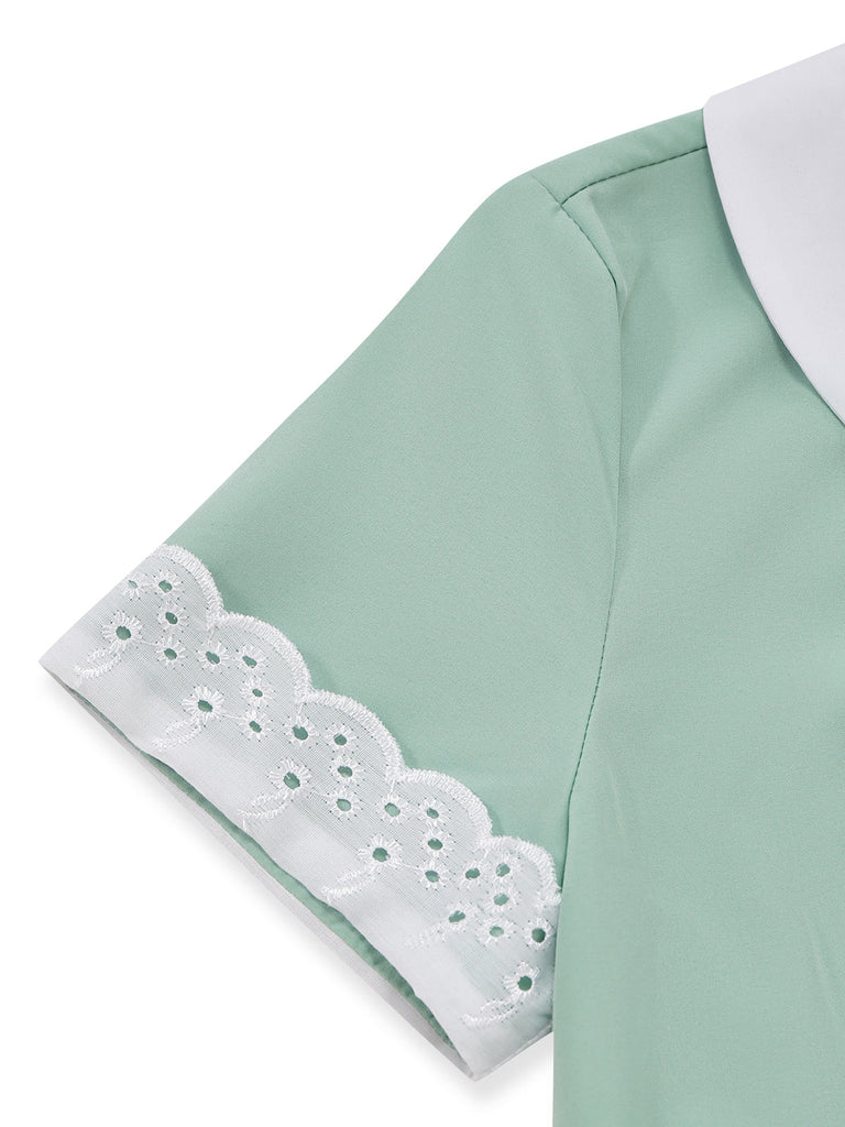 Abito Verde Anni '50 Star Butterfly Cosplay Costume Set 6