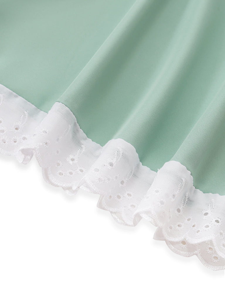 Abito Verde Anni '50 Star Butterfly Cosplay Costume Set 7