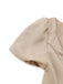 2PCS Abito Beige Anni '50 Maniche a Sbuffo Scollo Quadrato e Grembiule 4