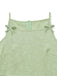 Tuta Lunga Verde Anni '50 Jacquard con Fiocco Spalline Sottili e Gamba Larga 4