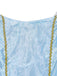 Abito Azzurro Chiaro Anni '70 Cenerentola Principessa Set Costume 4