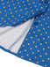 Abito Blu Anni '50 a Pois Cap Manica con Revers con Cintura 4