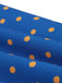 Abito Blu Anni '50 a Pois Cap Manica con Revers con Cintura 7