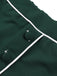 Gonna Verde Scuro Anni '50 Front con Bottoni Profili a Contrasto Swing 5