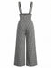 Pantaloni a Gamba Larga Nero Anni '60 Pied-de-poule Suspender 3