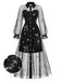 [Prevendita] Abito Black Gold Anni '80 Revers Celestial Stampa in Rete 2