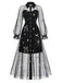 [Prevendita] Abito Black Gold Anni '80 Revers Celestial Stampa in Rete 3