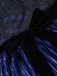[Prevendita] Abito anni '50 blu royal con corpino in pizzo trasparente e gonna plissettata 6