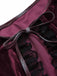 [Prevendita] Abito Grigio Chiaro Anni '40 a Quadri con Bordo Cintura e Mantella Rossa 10