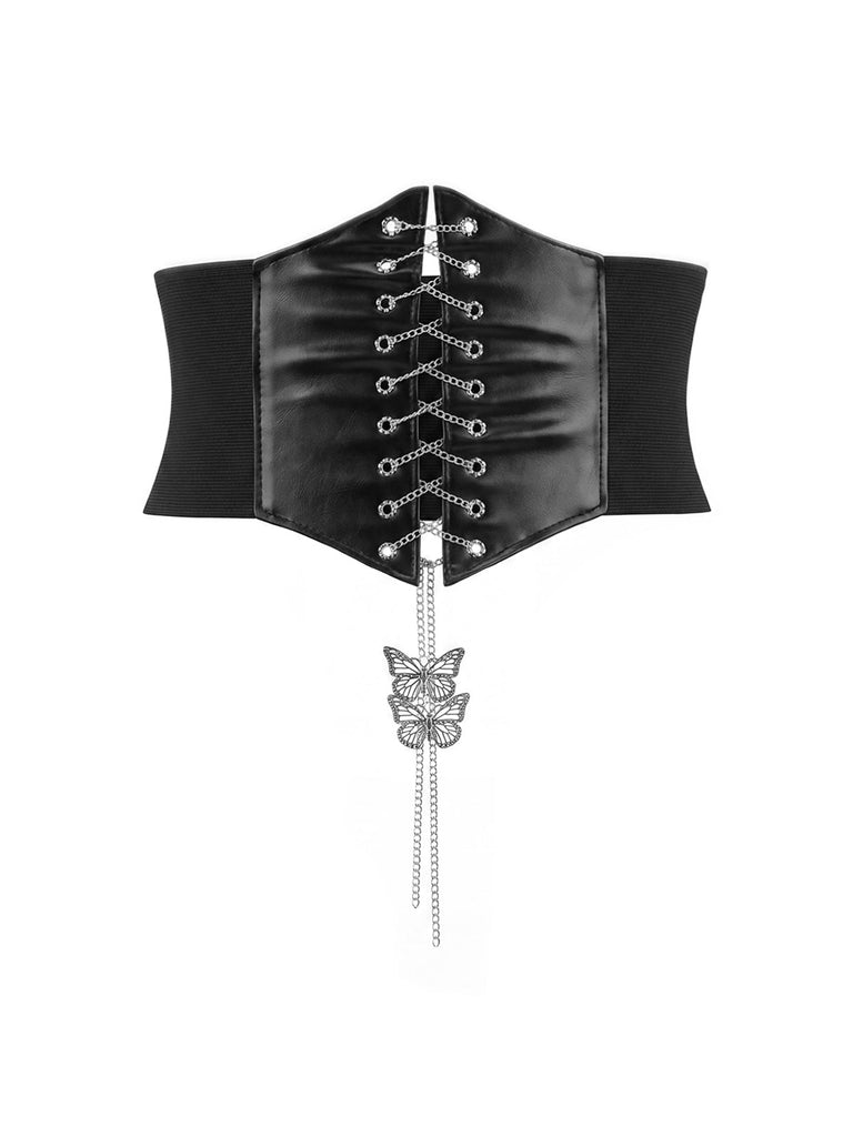 [Prevendita] Set Gonna e Top Arancione Anni '70 con Spalle Scoperte Orlo a Fazzoletto e Corsetto in Vita 9