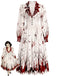 [Prevendita] Abito Red And Bianco Anni '50 e Bianco di Halloween Pipistrello Sanguestain