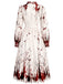 [Prevendita] Abito Red And Bianco Anni '50 e Bianco di Halloween Pipistrello Sanguestain 3