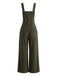 Salopette Verde Anni '30 in Velluto a Coste a Gamba Larga con Tasche 3