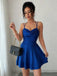 Abito mini anni '60 con scollo drappeggiato e arricciature e spalline doppie 6