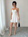 Abito mini anni '60 con scollo drappeggiato e arricciature e spalline doppie 4