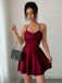Abito mini anni '60 con scollo drappeggiato e arricciature e spalline doppie 10