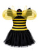 5PCS Completo Costume Giallo e Nero Anni '50 da Ape per Festa Horror 3