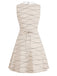 Abito Beige Anni '60 Halloween da Mummia con Colletto Peter Pan